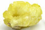 Striking Sulfur Crystal Cluster - Italy #207694-1